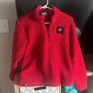 Ga bulldogs fleece quarter zip